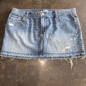 NWOT Old Navy Vintage Ultra Low Rise Jean Skirt